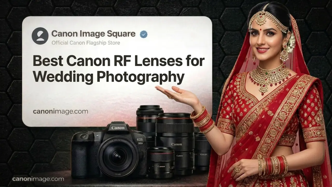 Best Canon RF Lenses for Wedding Photography in India
