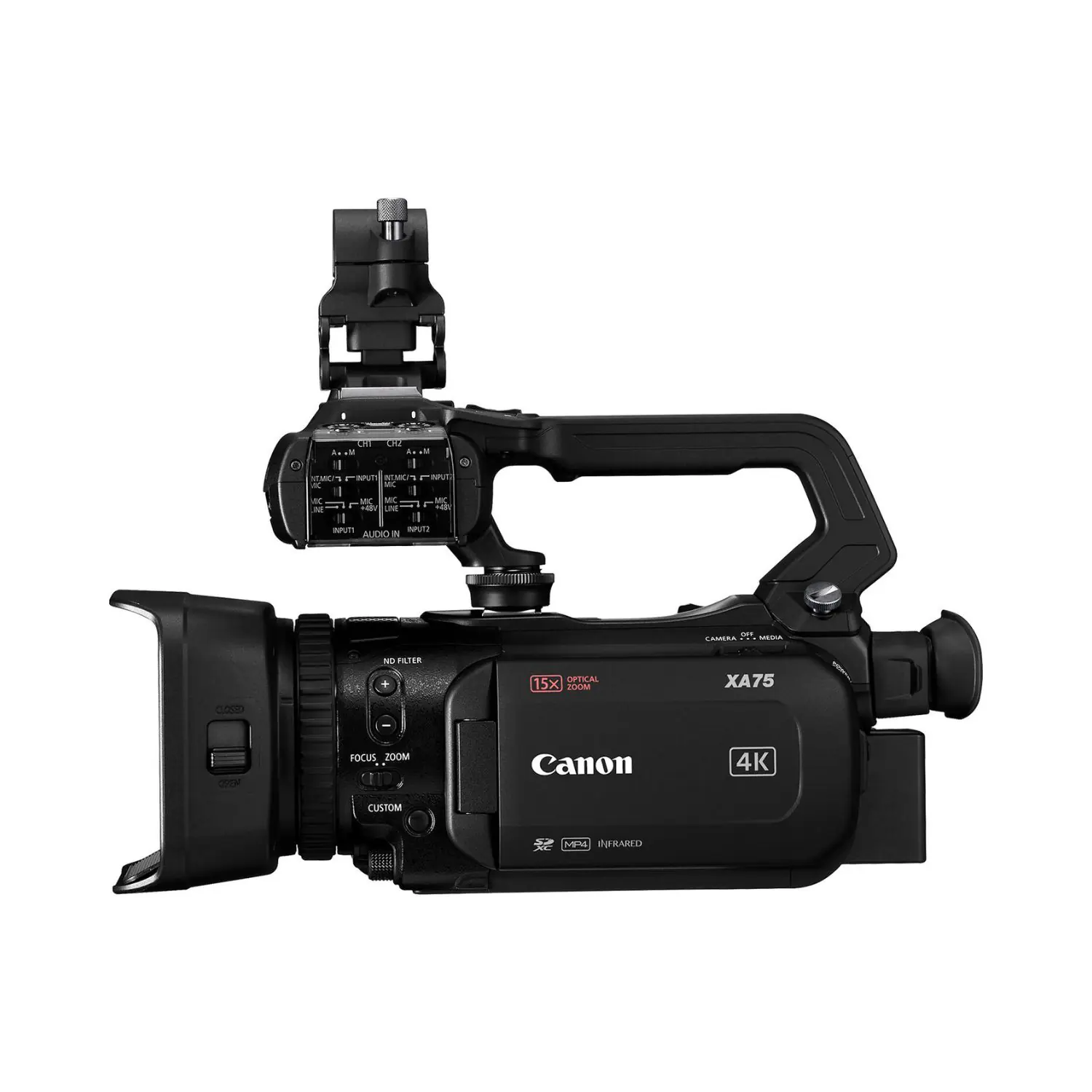 Canon XA75 UHD 4K30 Camcorder with Dual-Pixel Autofocus