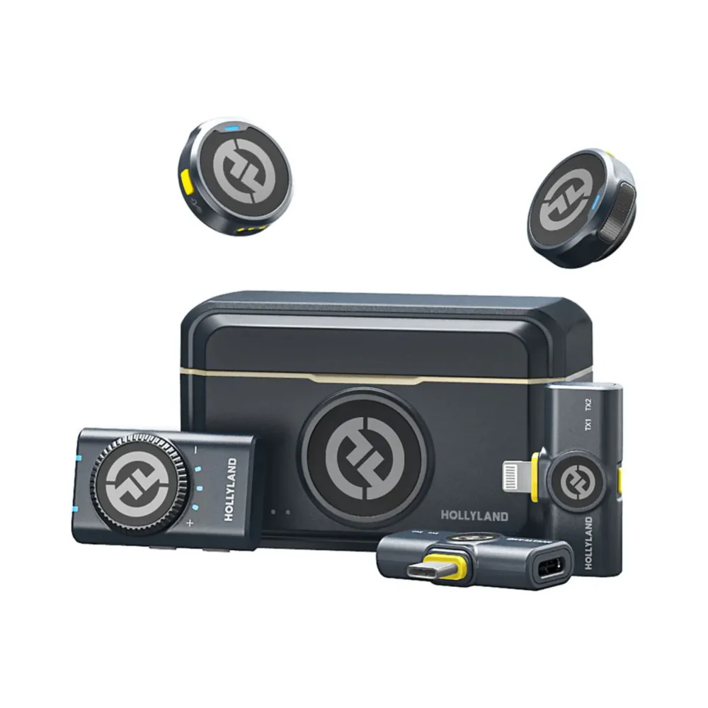 Hollyland LARK M2 DUO 2-Person Wireless Combo Microphone System Online Buy India_01 Hollyland LARK M2 DUO 2-Person Wireless Combo Microphone System